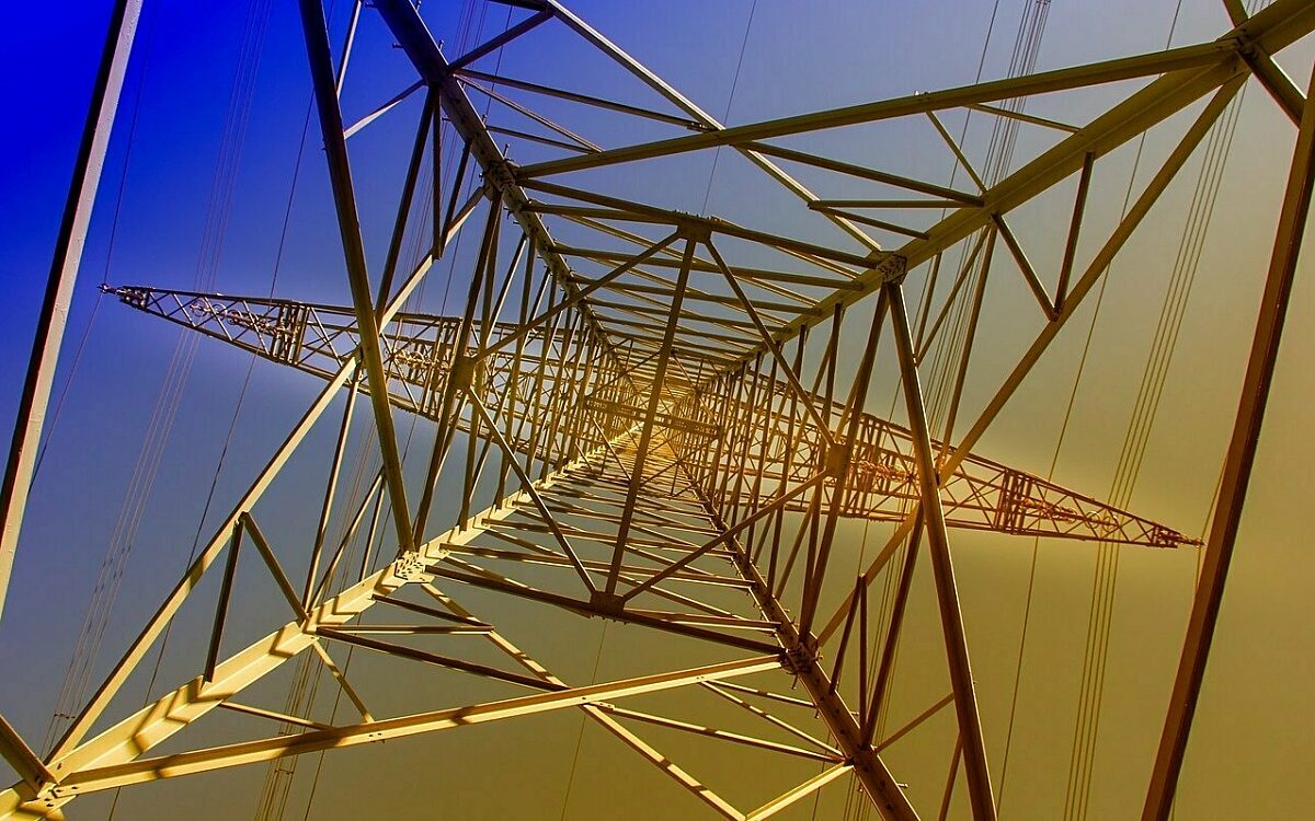 Strommast von innen Strommast von innen